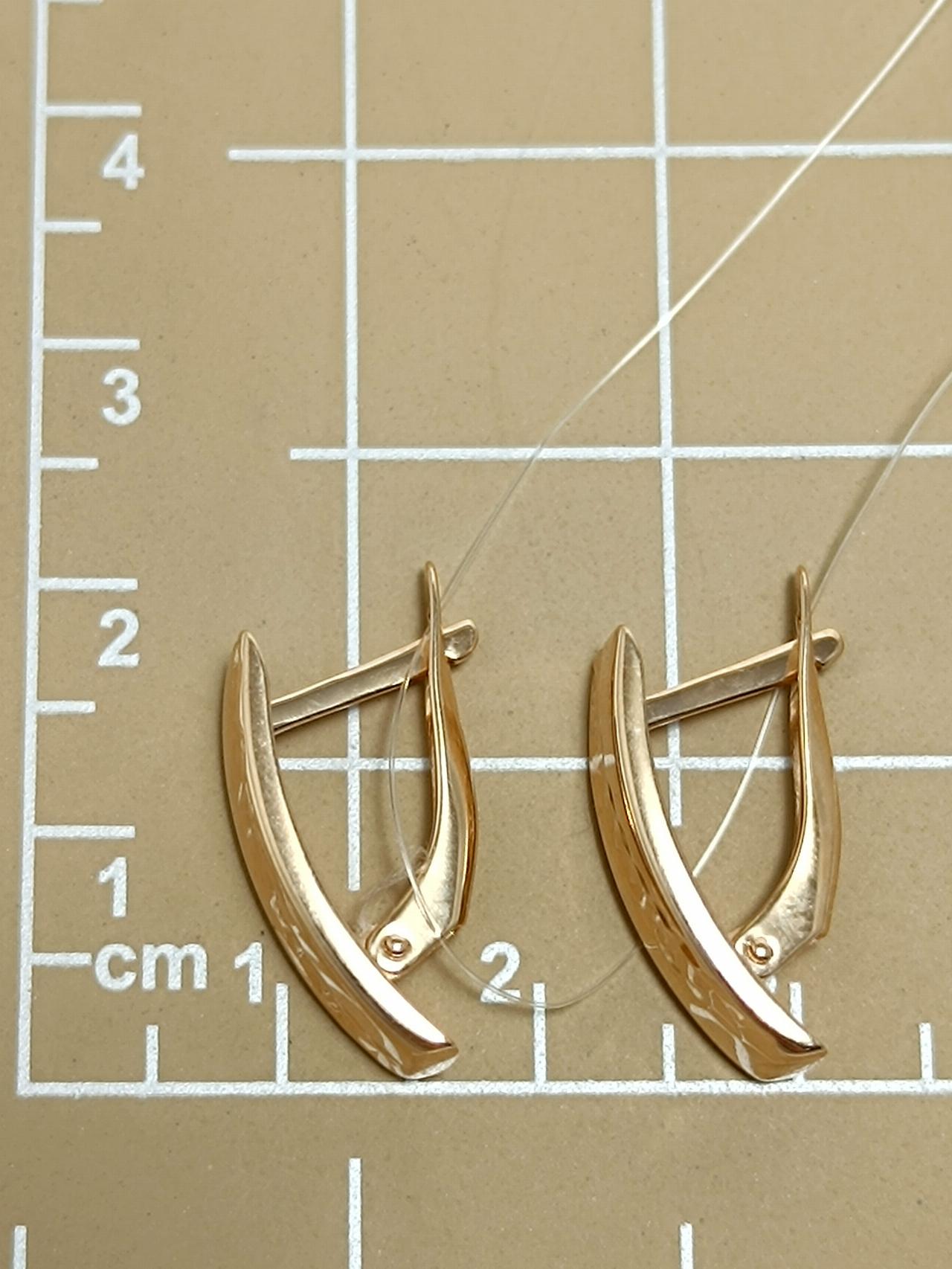 Золотые серьги женские