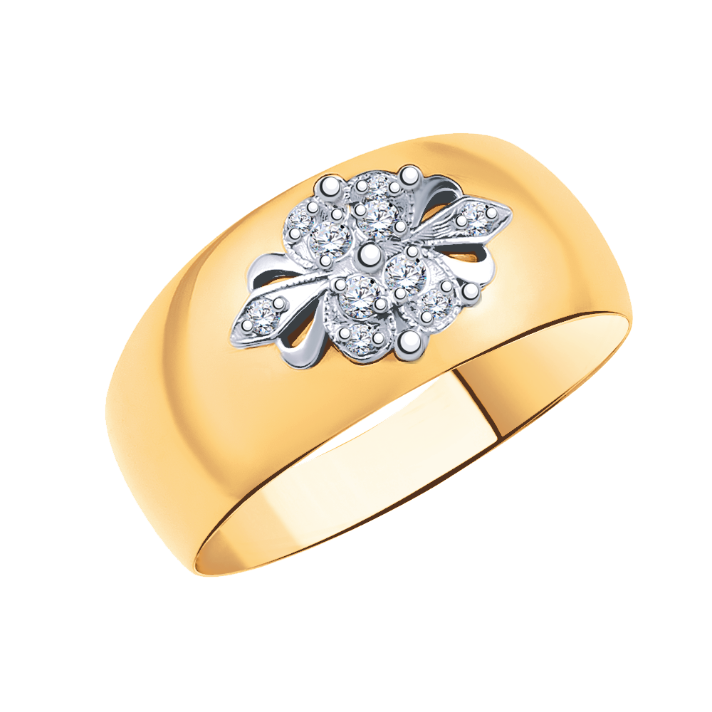 Золотое кольцо женское