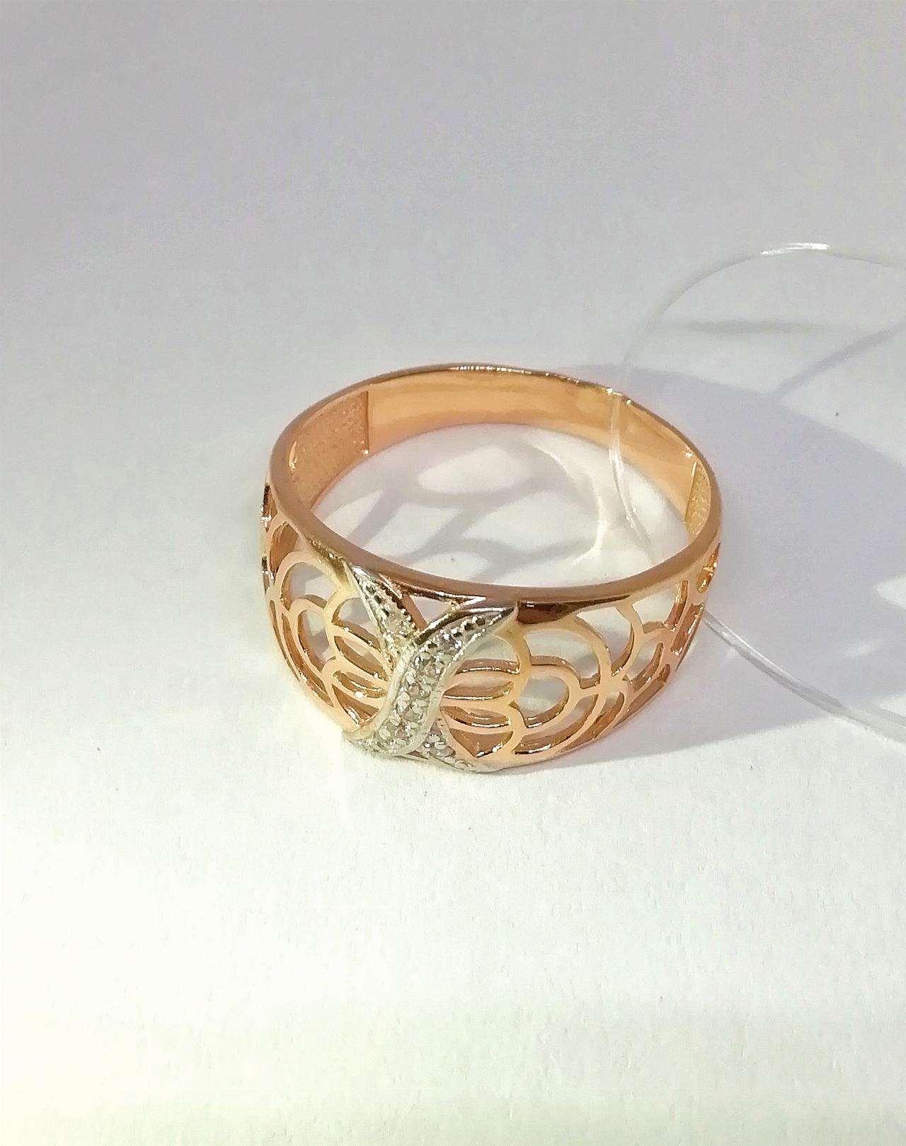 Золотое кольцо женское