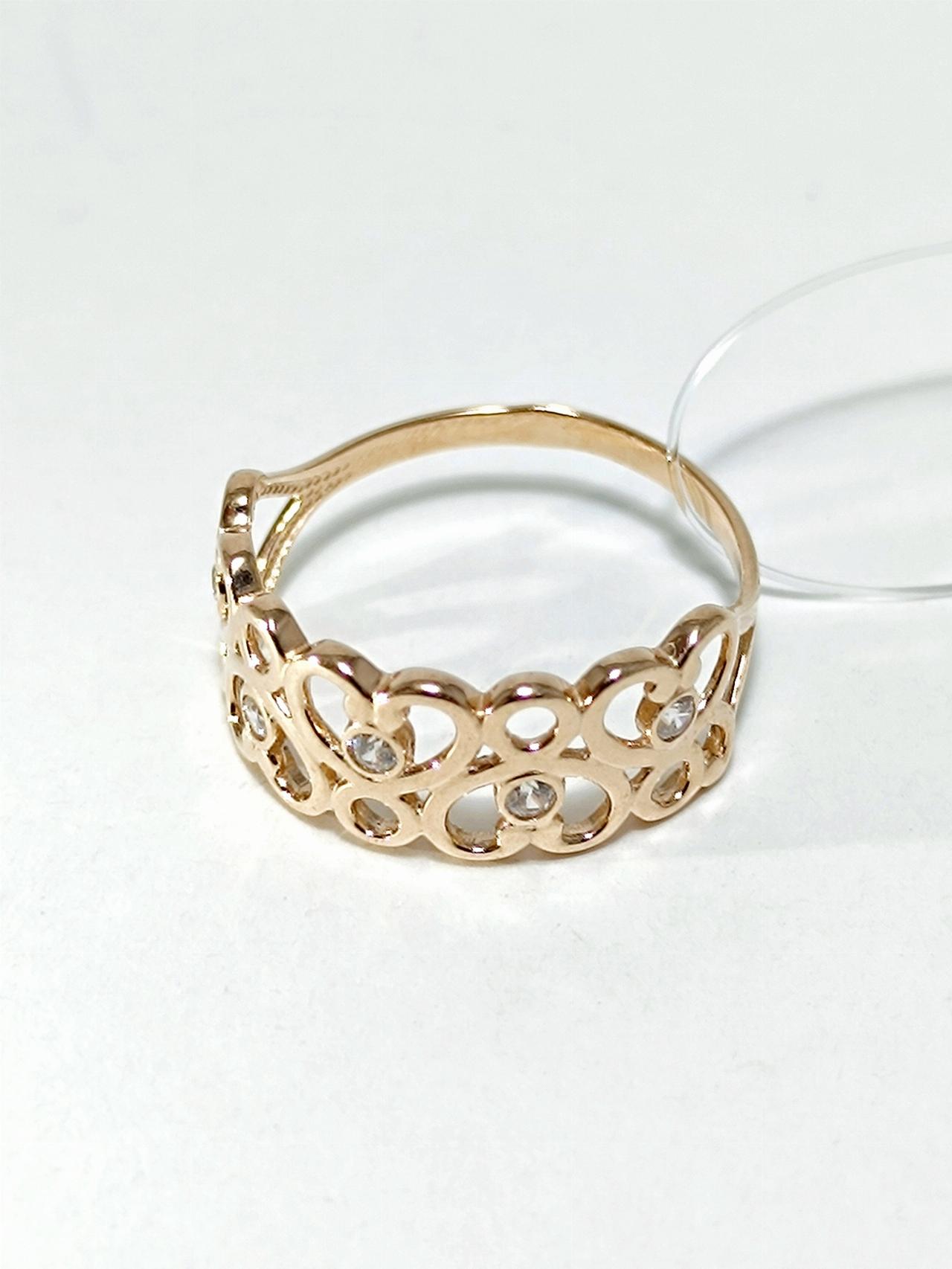 Золотое кольцо женское