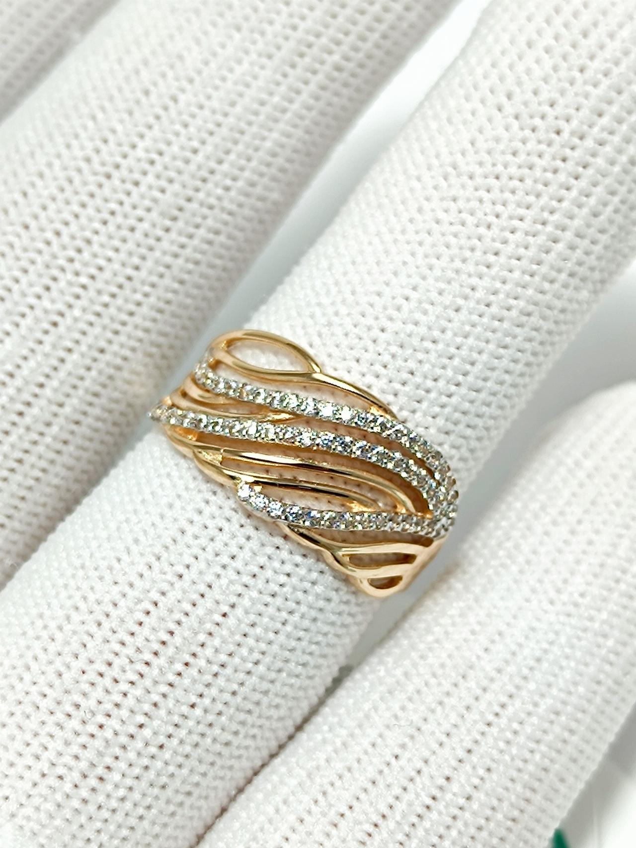 Золотое кольцо женское