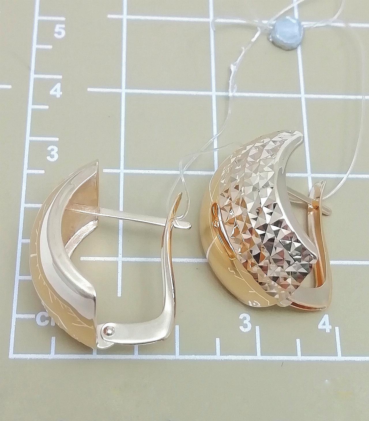 Золотые серьги женские