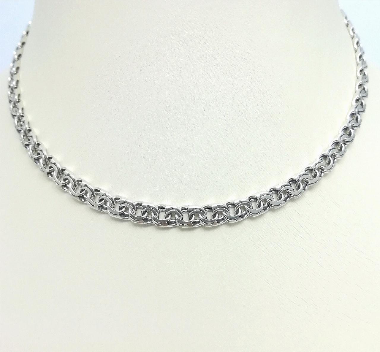 Серебряная цепочка Бисмарк