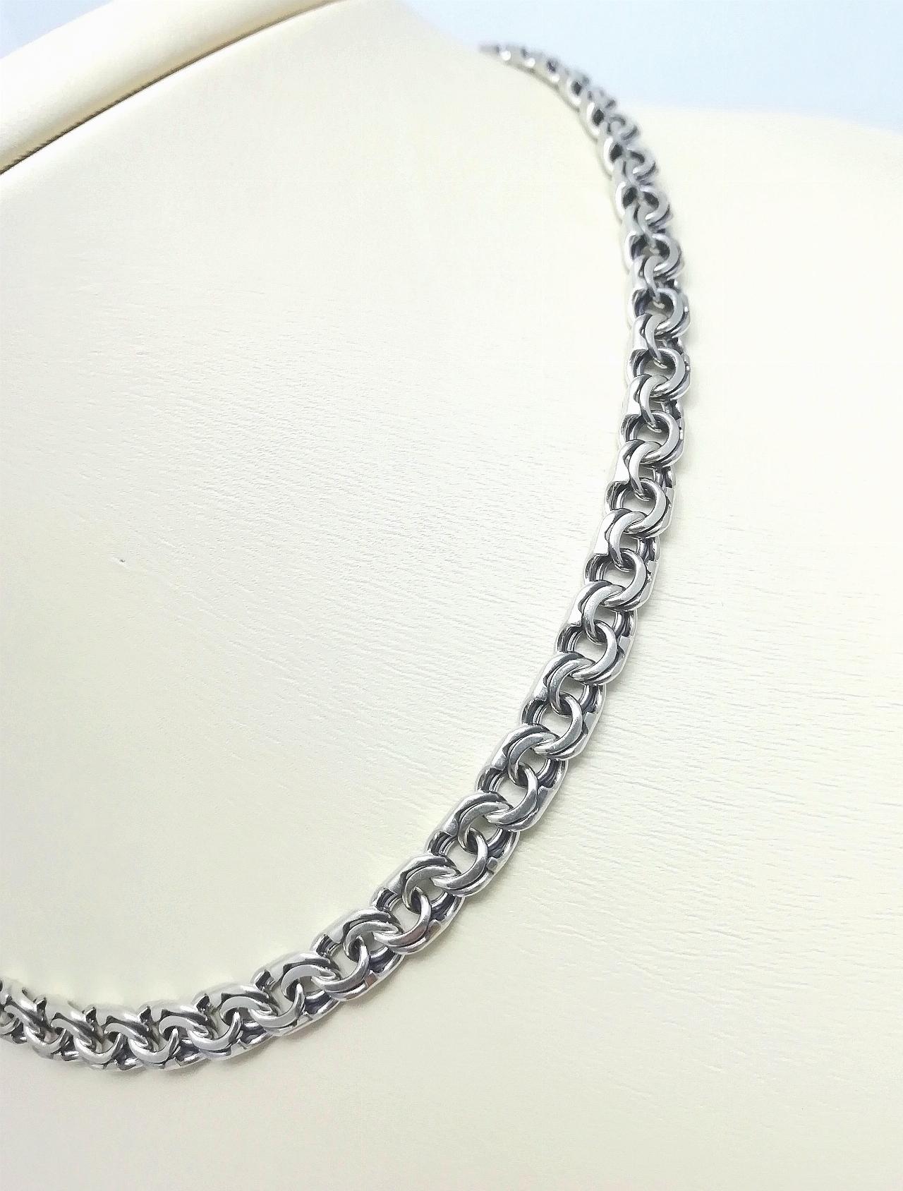 Серебряная цепочка Бисмарк