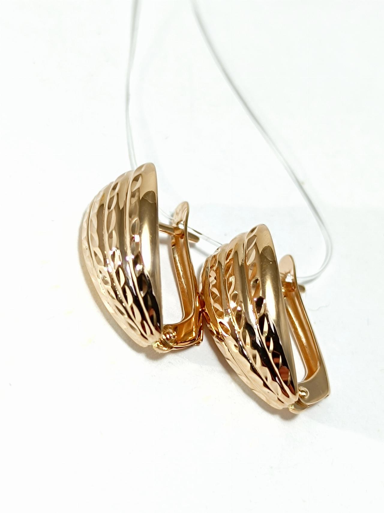 Золотые серьги женские