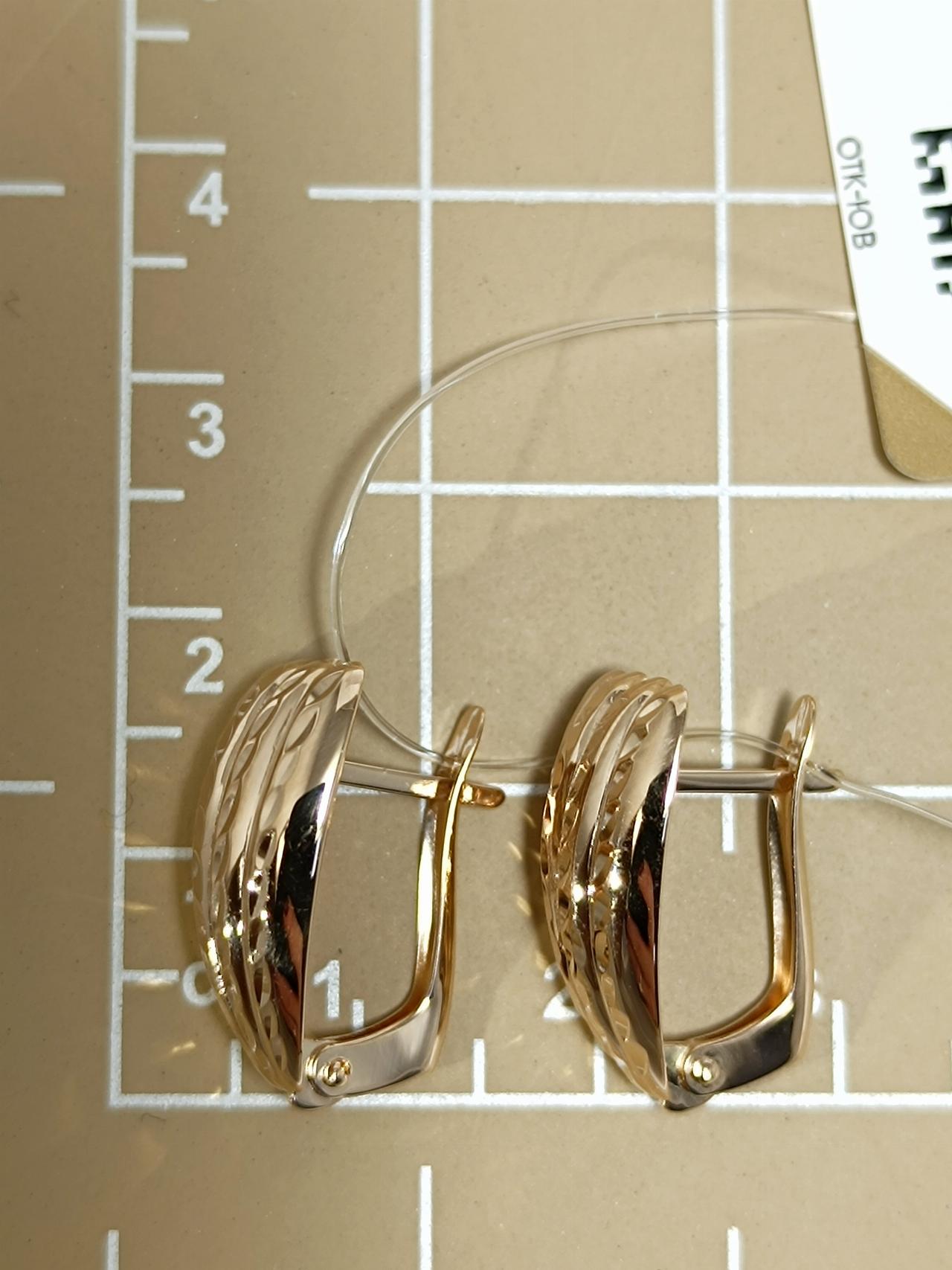 Золотые серьги женские