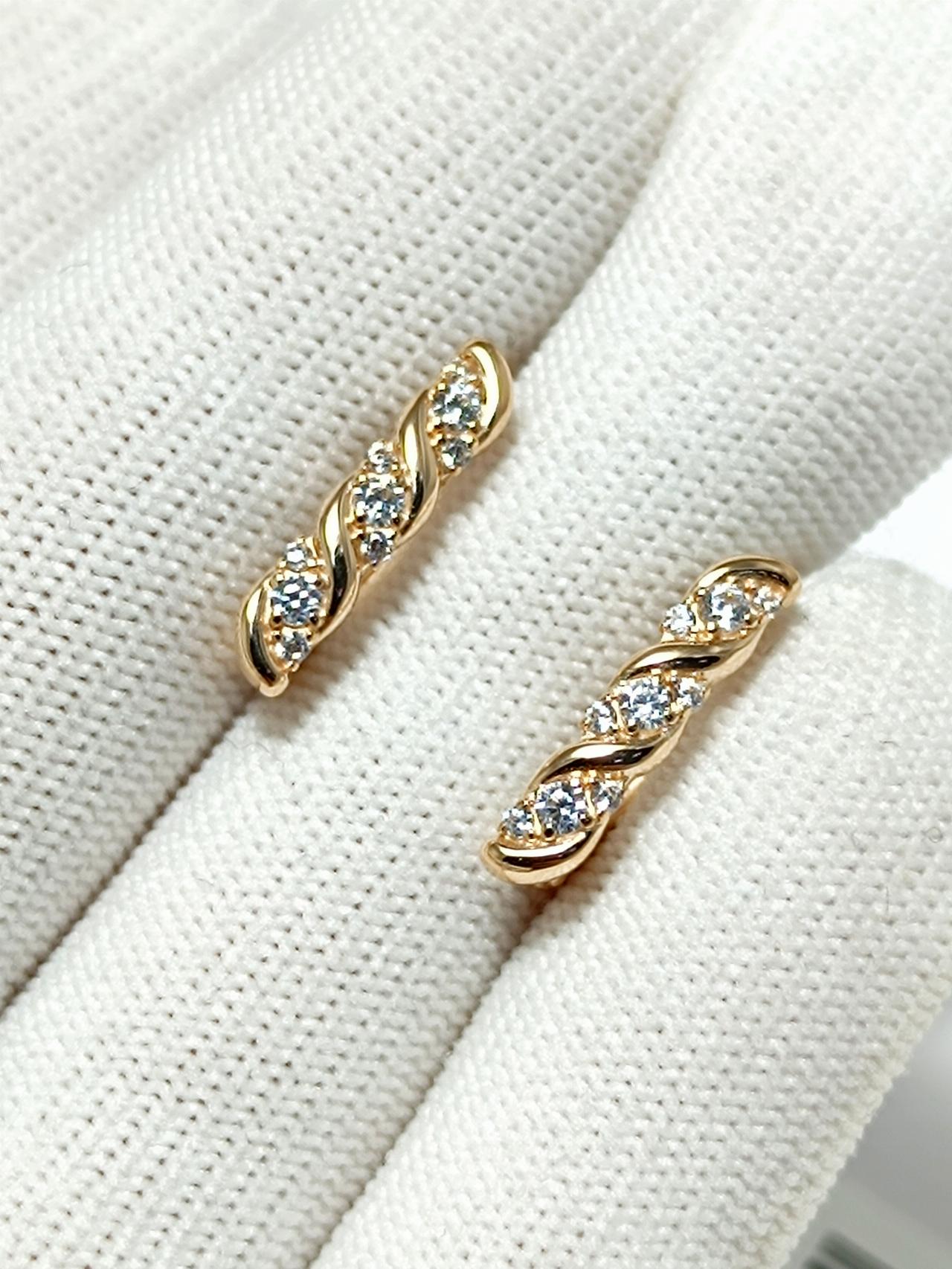 Золотые серьги женские