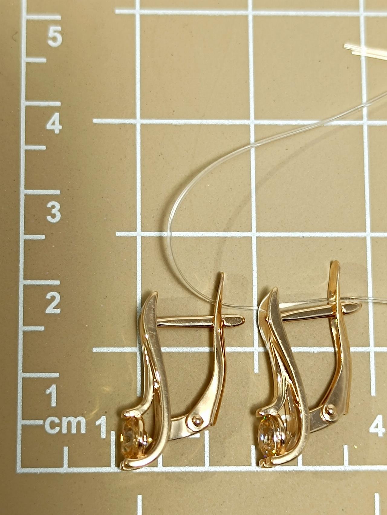 Золотые серьги женские