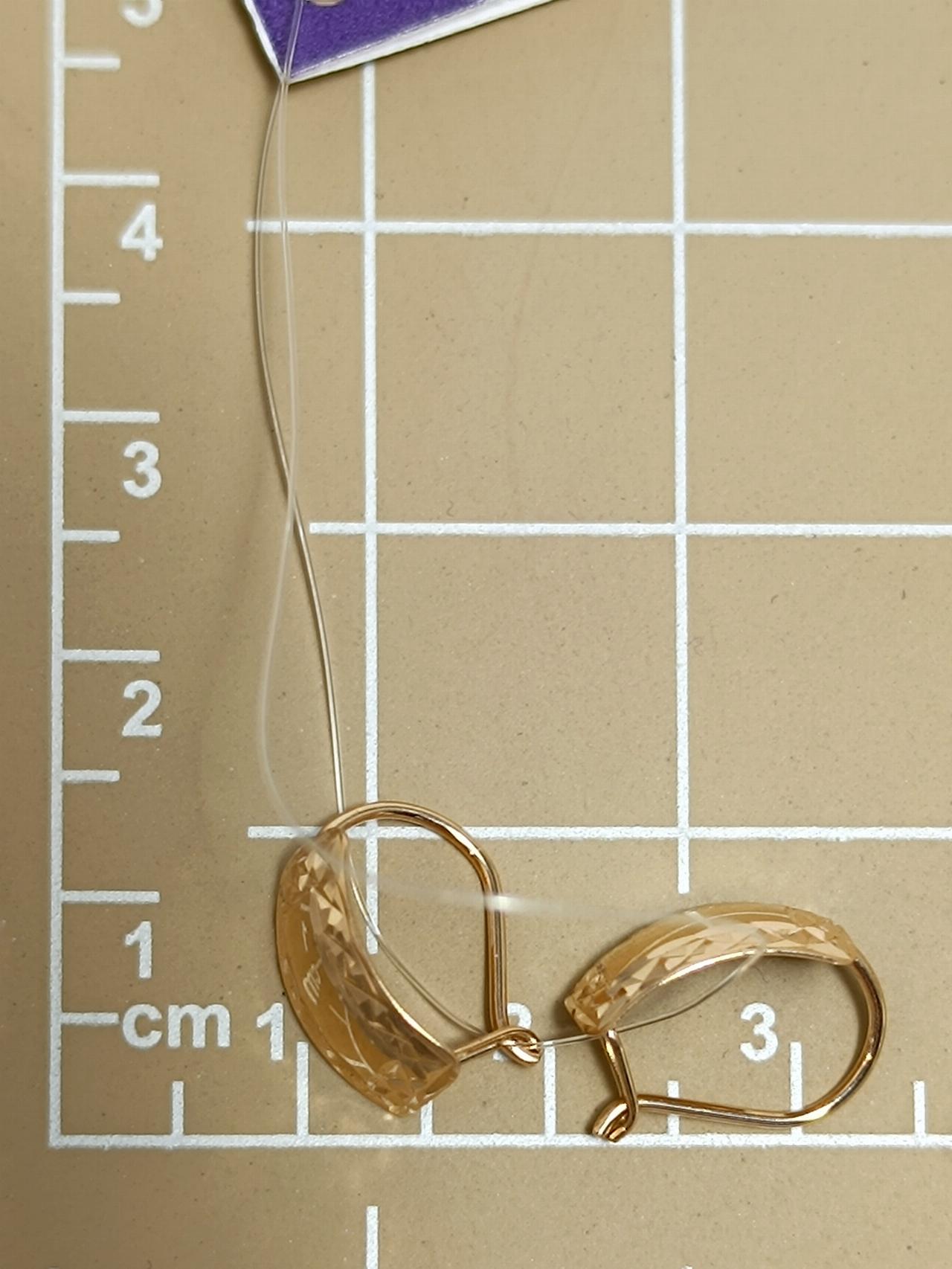 Золотые серьги женские