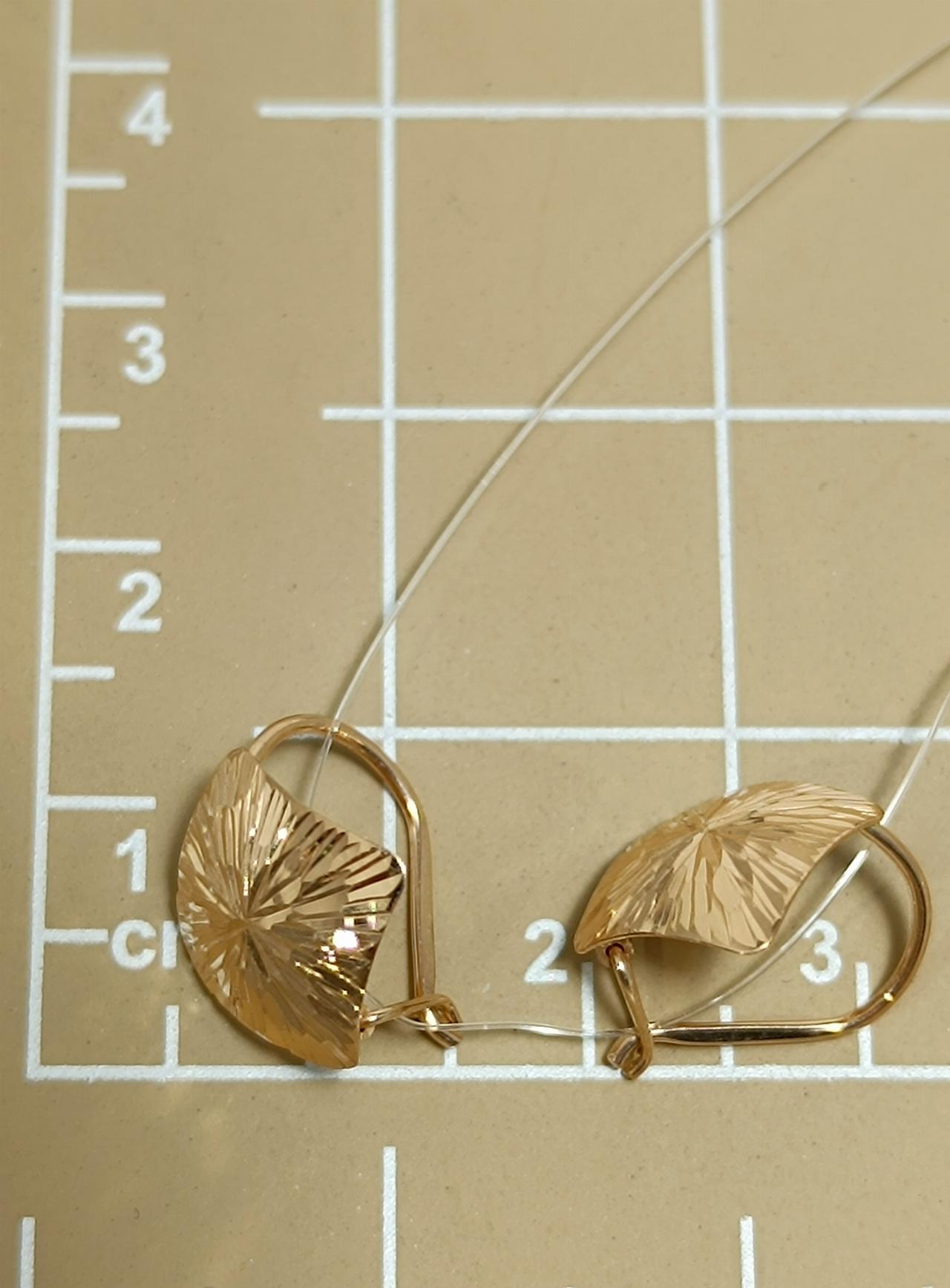 Золотые серьги женские