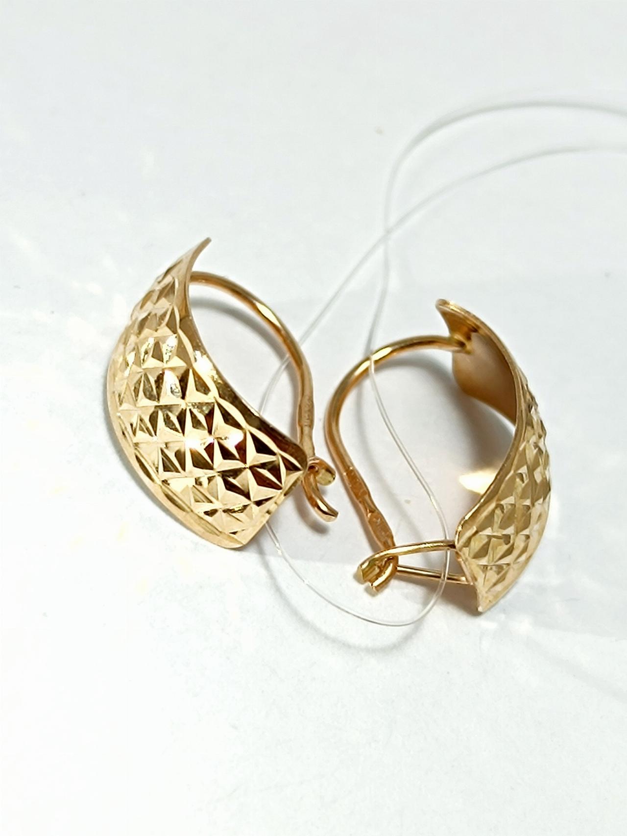 Золотые серьги женские