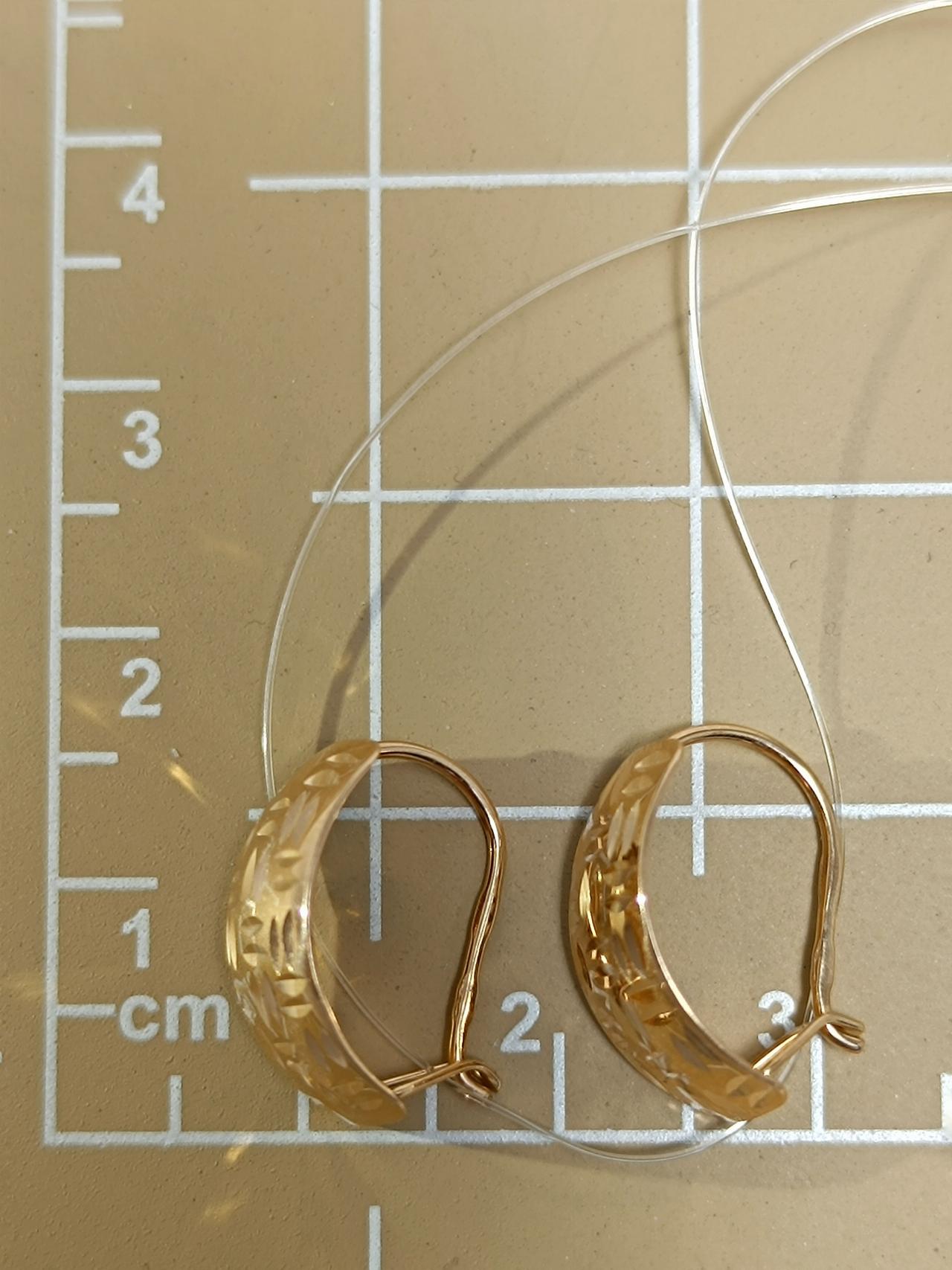 Золотые серьги женские