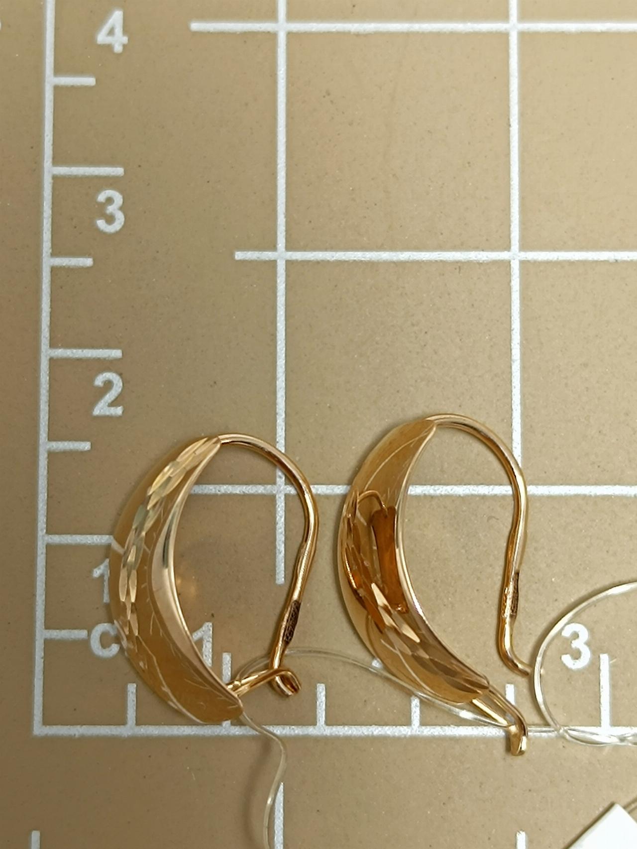 Золотые серьги женские