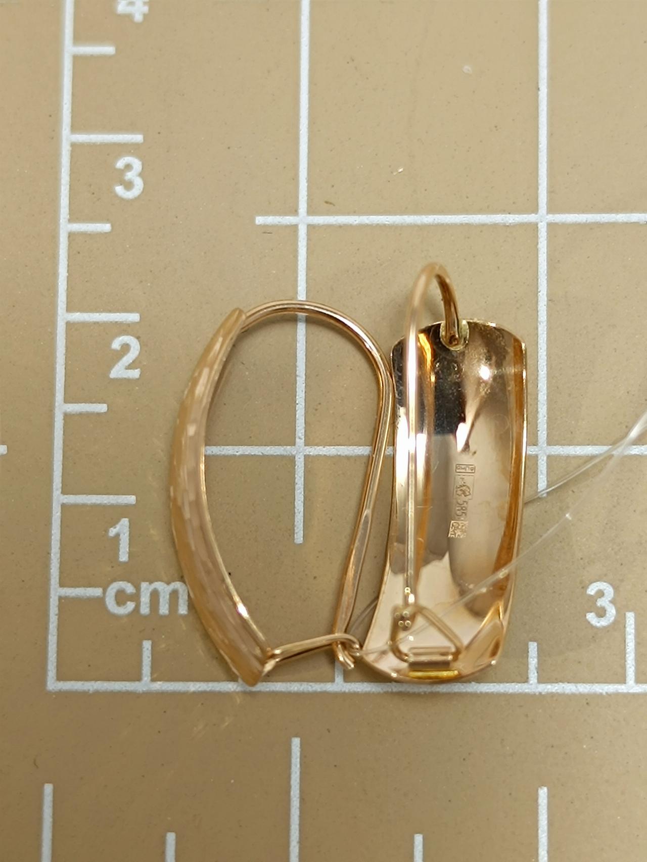 Золотые серьги женские