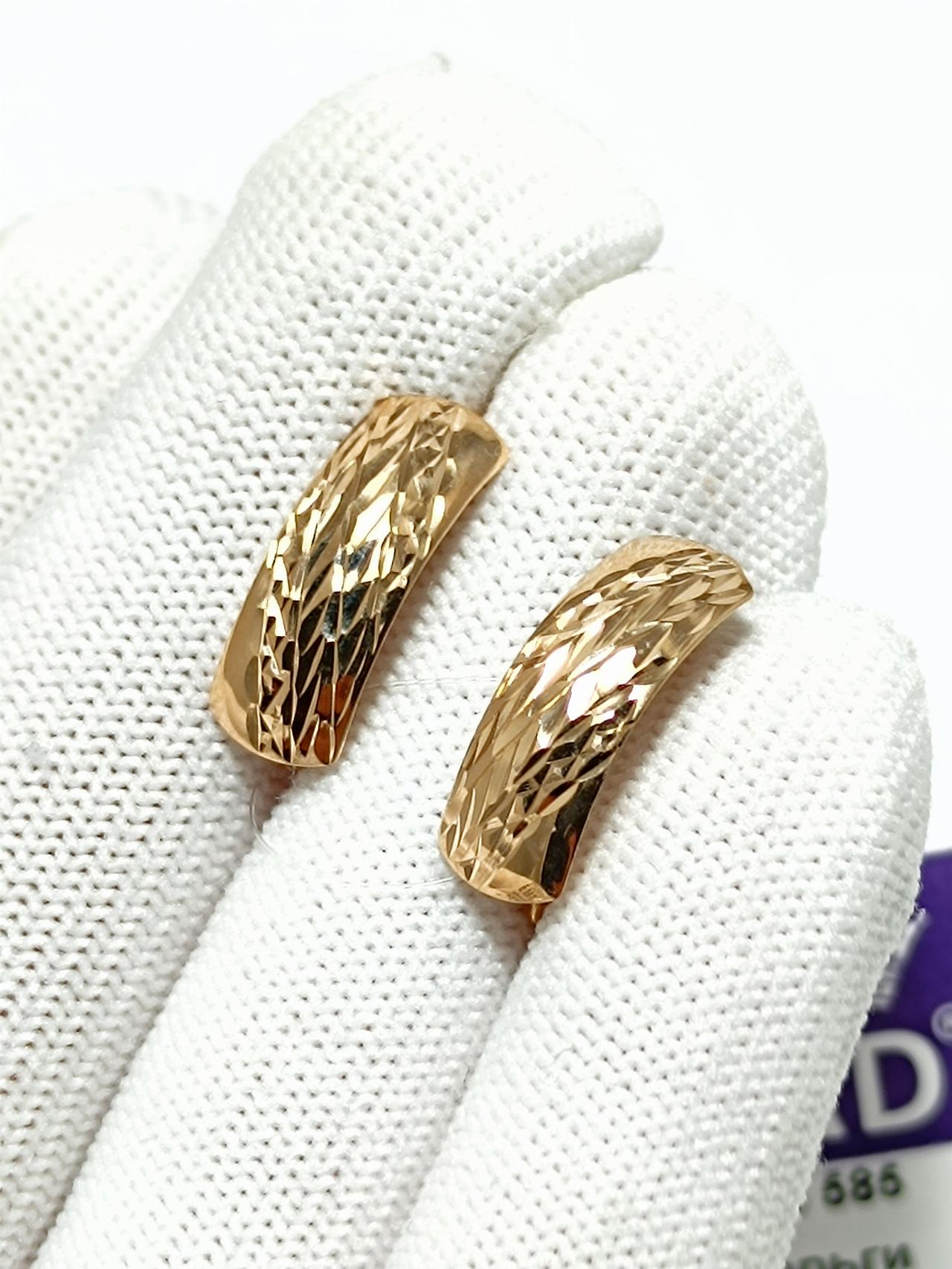 Золотые серьги женские