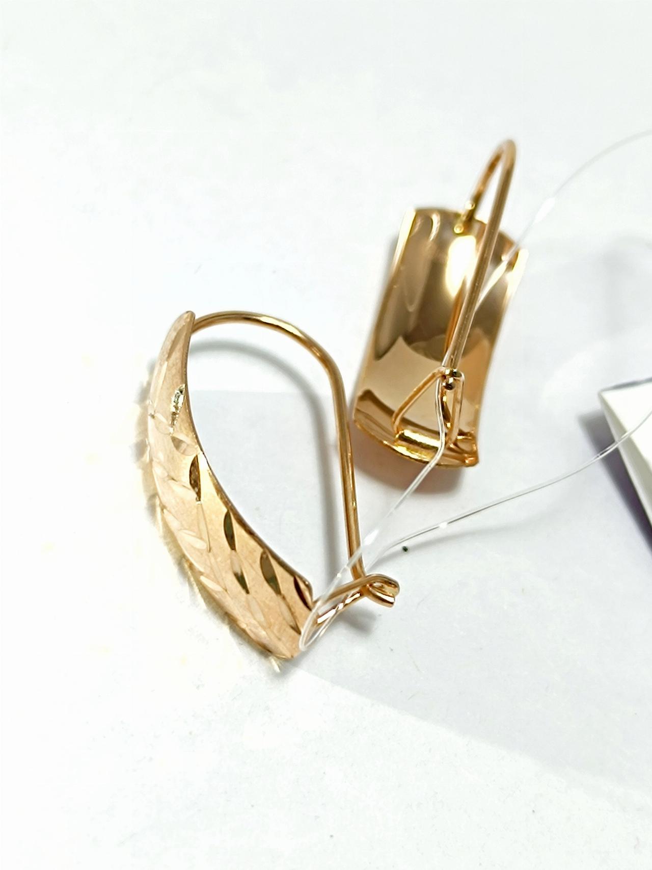 Золотые серьги женские