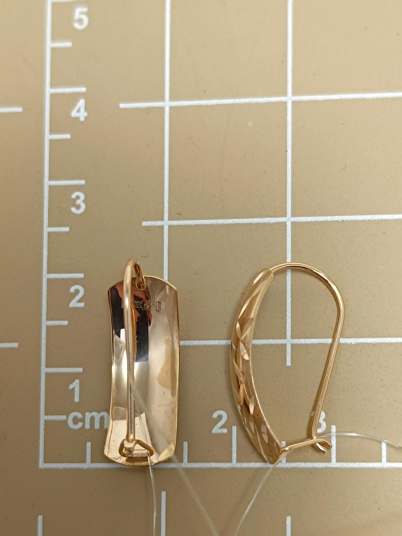 Золотые серьги женские