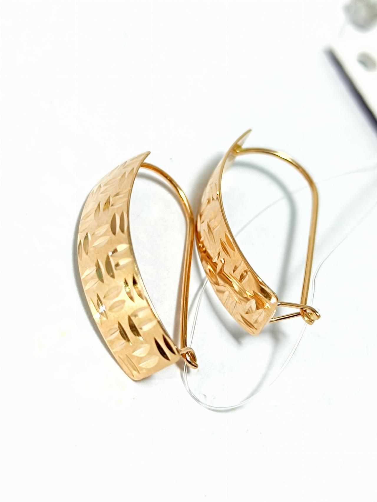 Золотые серьги женские