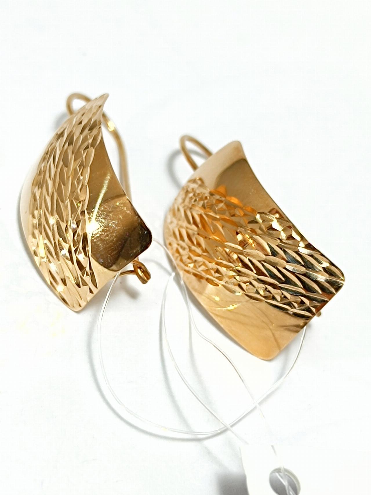 Золотые серьги женские