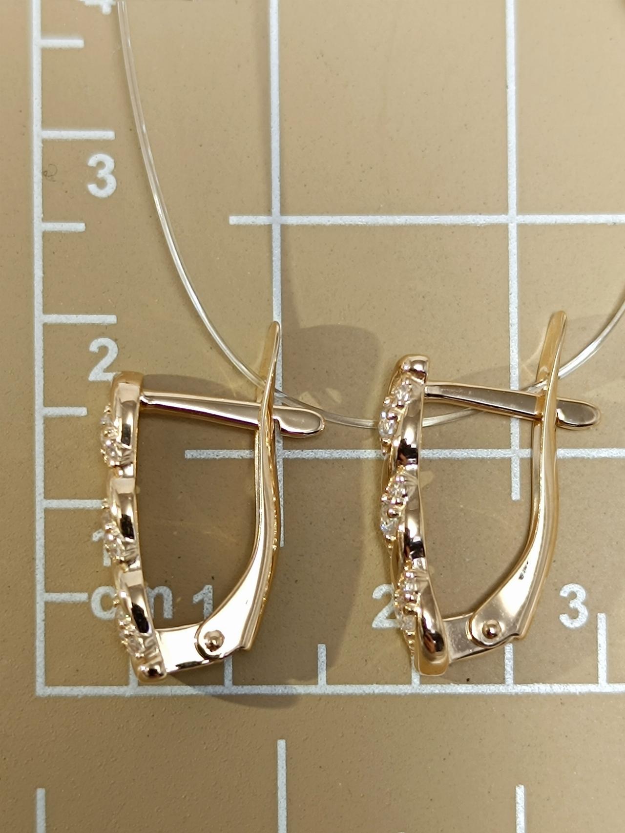 Золотые серьги женские