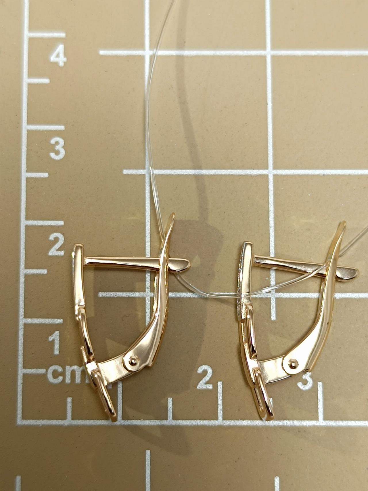 Золотые серьги женские