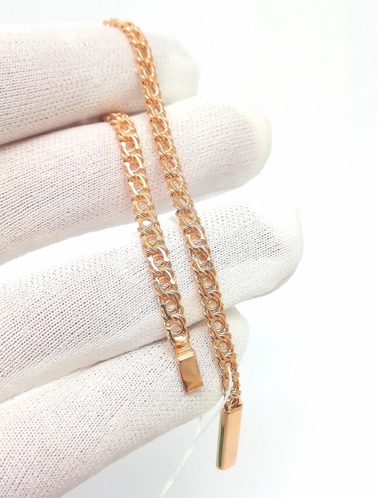 Золотой браслет Арабский бисмарк