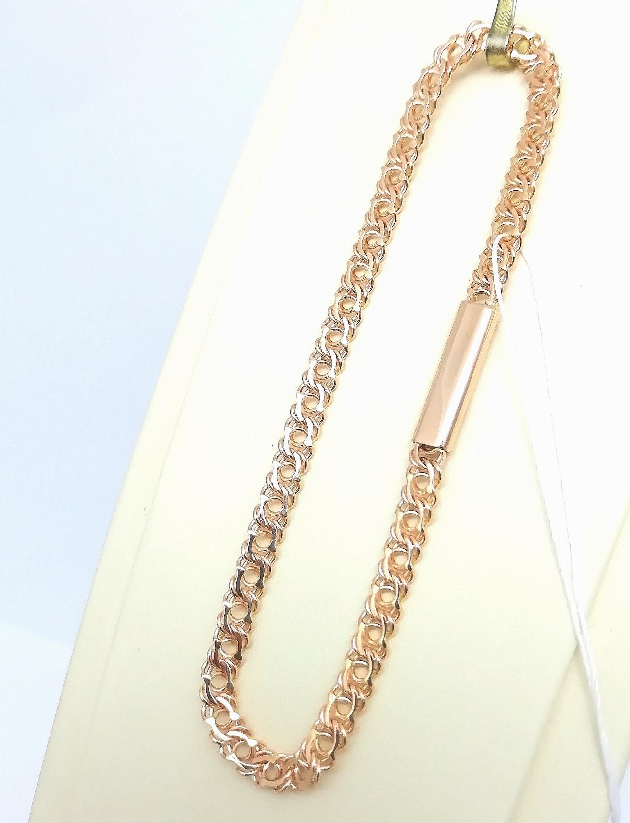 Золотой браслет Арабский бисмарк