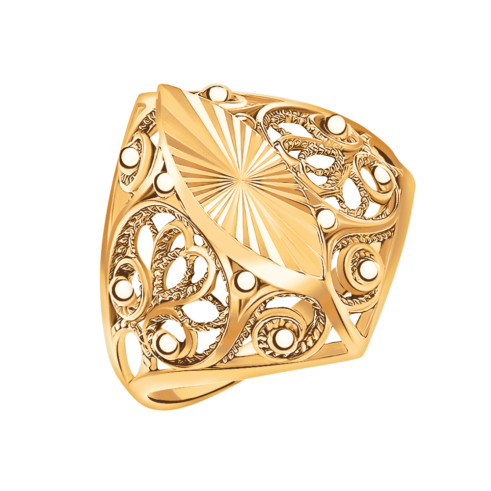 Золотое кольцо Маркиз