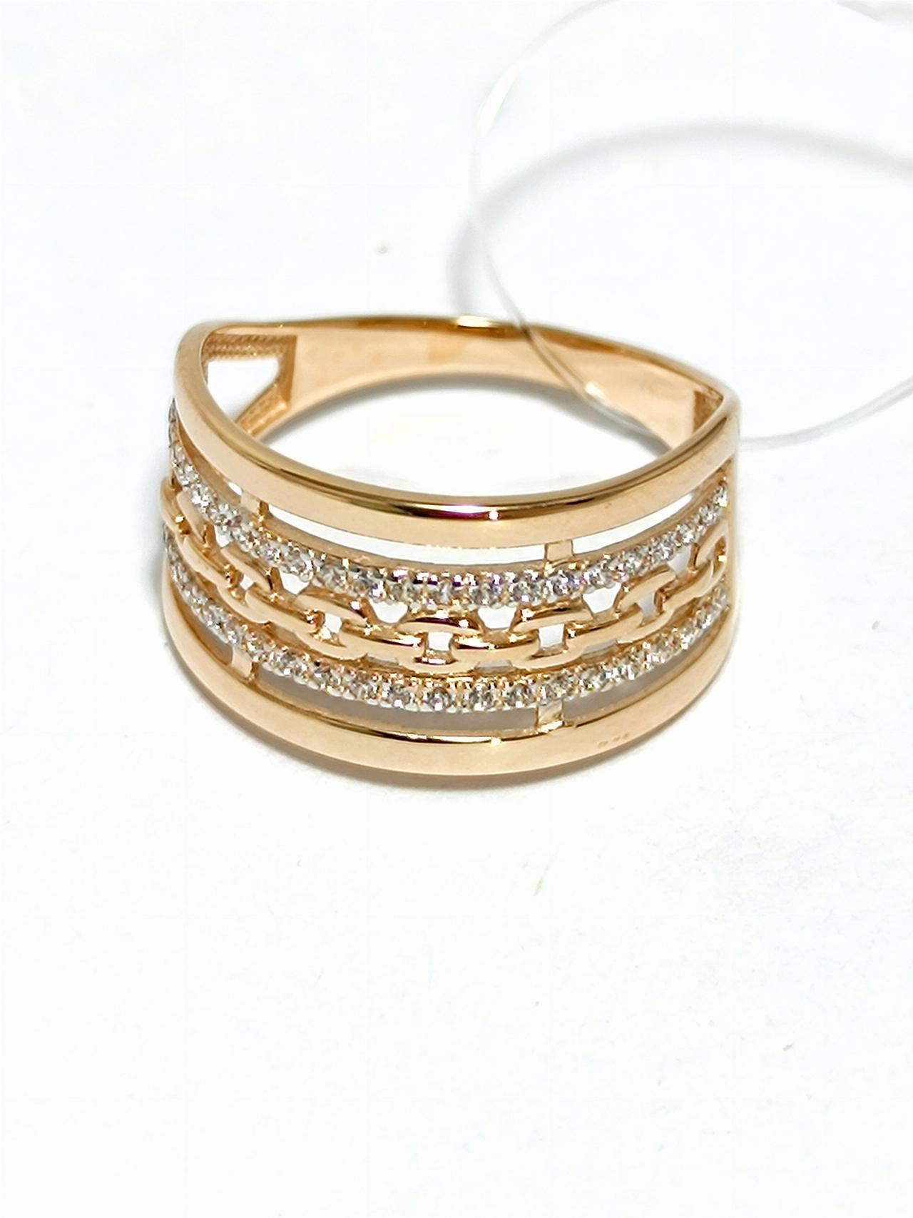 Золотое кольцо женское