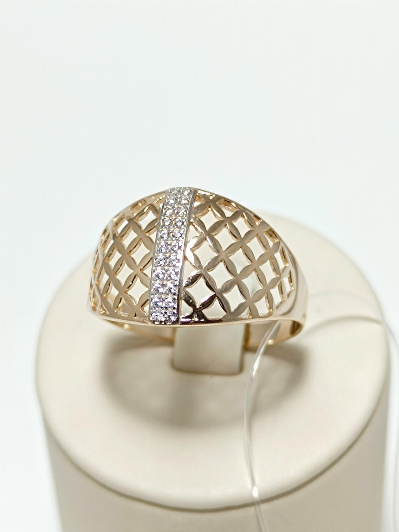 Золотое кольцо женское