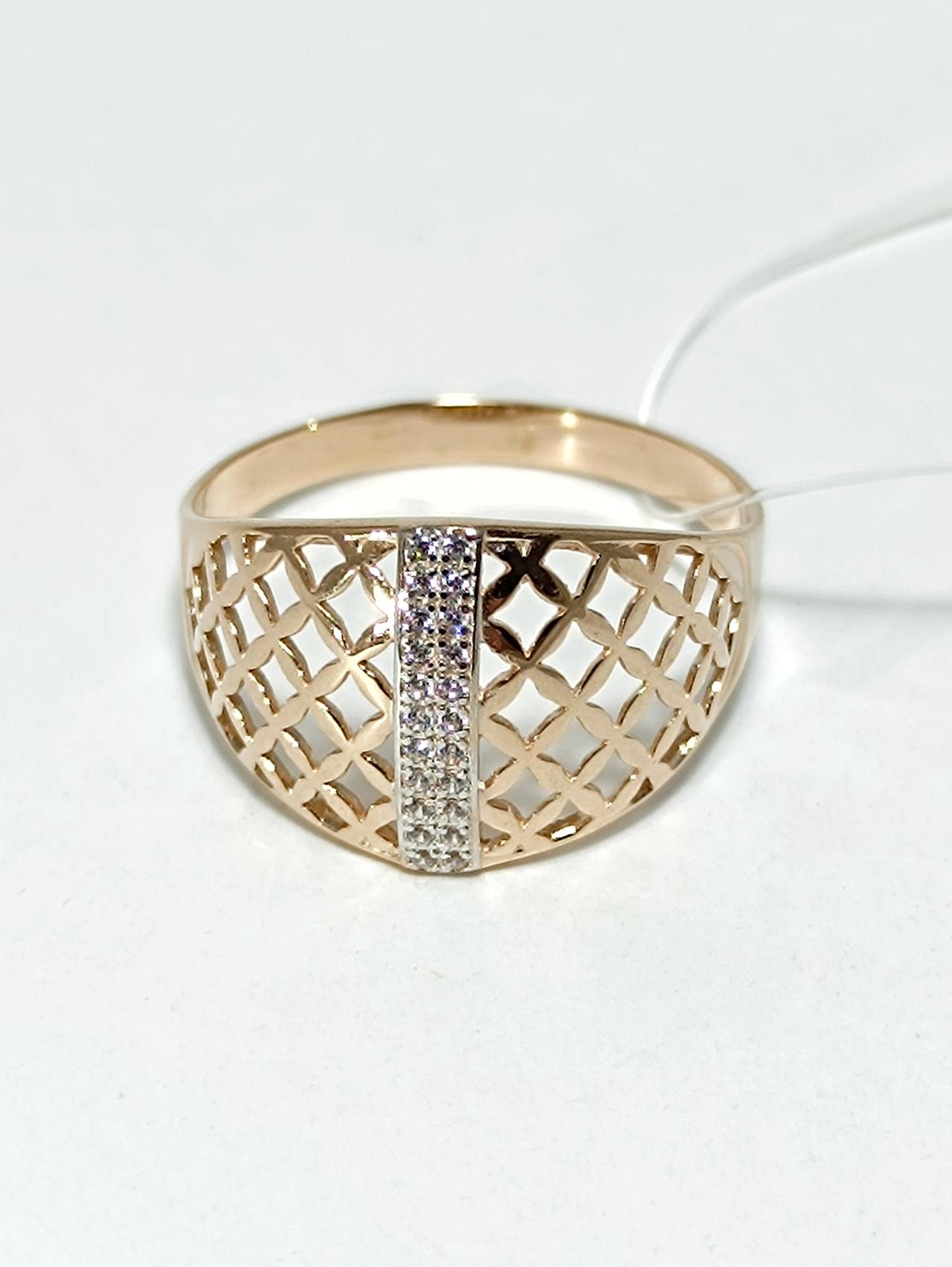 Золотое кольцо женское