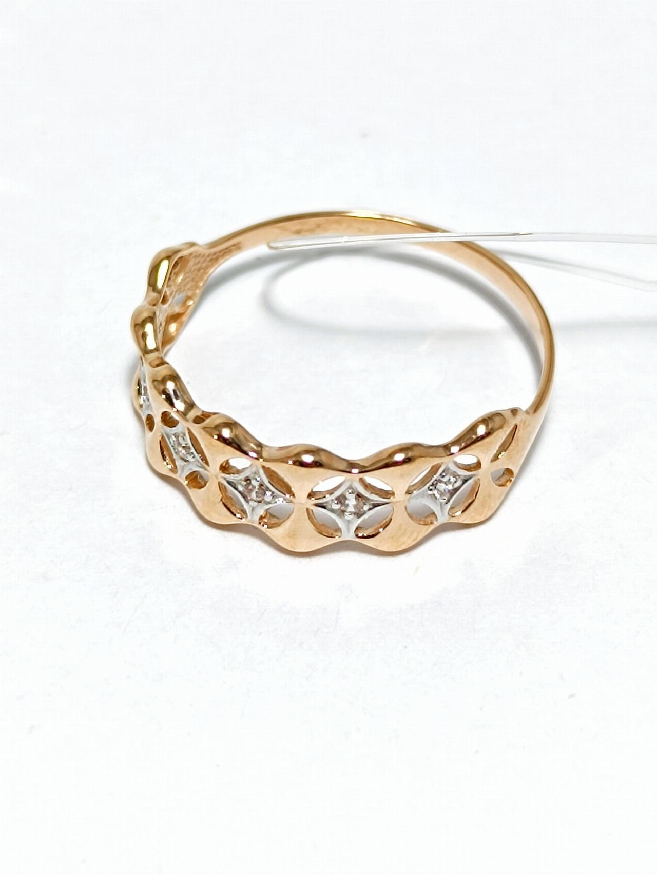 Золотое кольцо женское