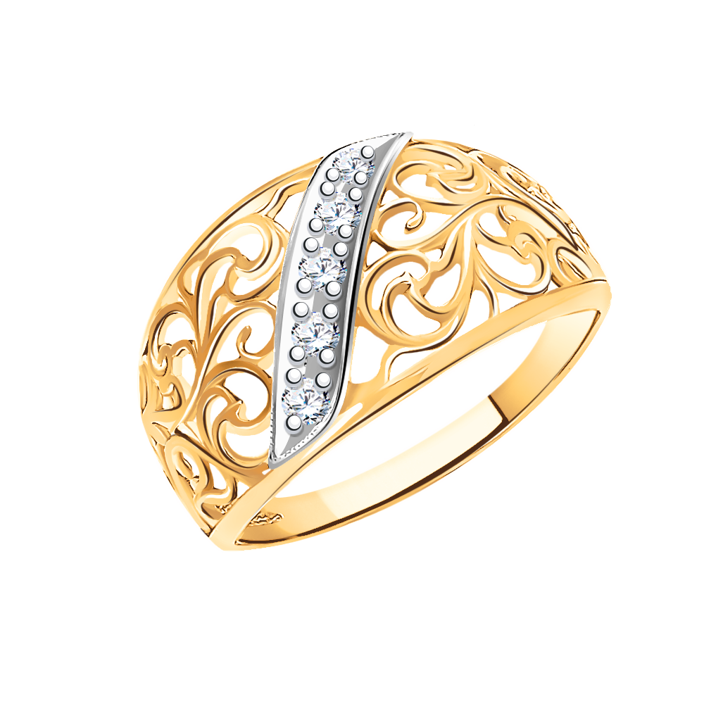 Золотое кольцо женское