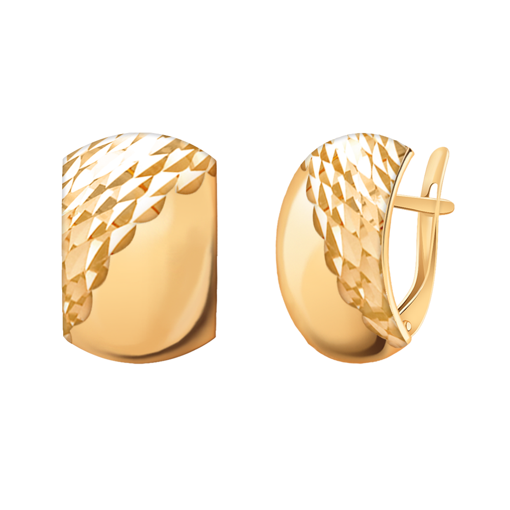 Золотые серьги женские