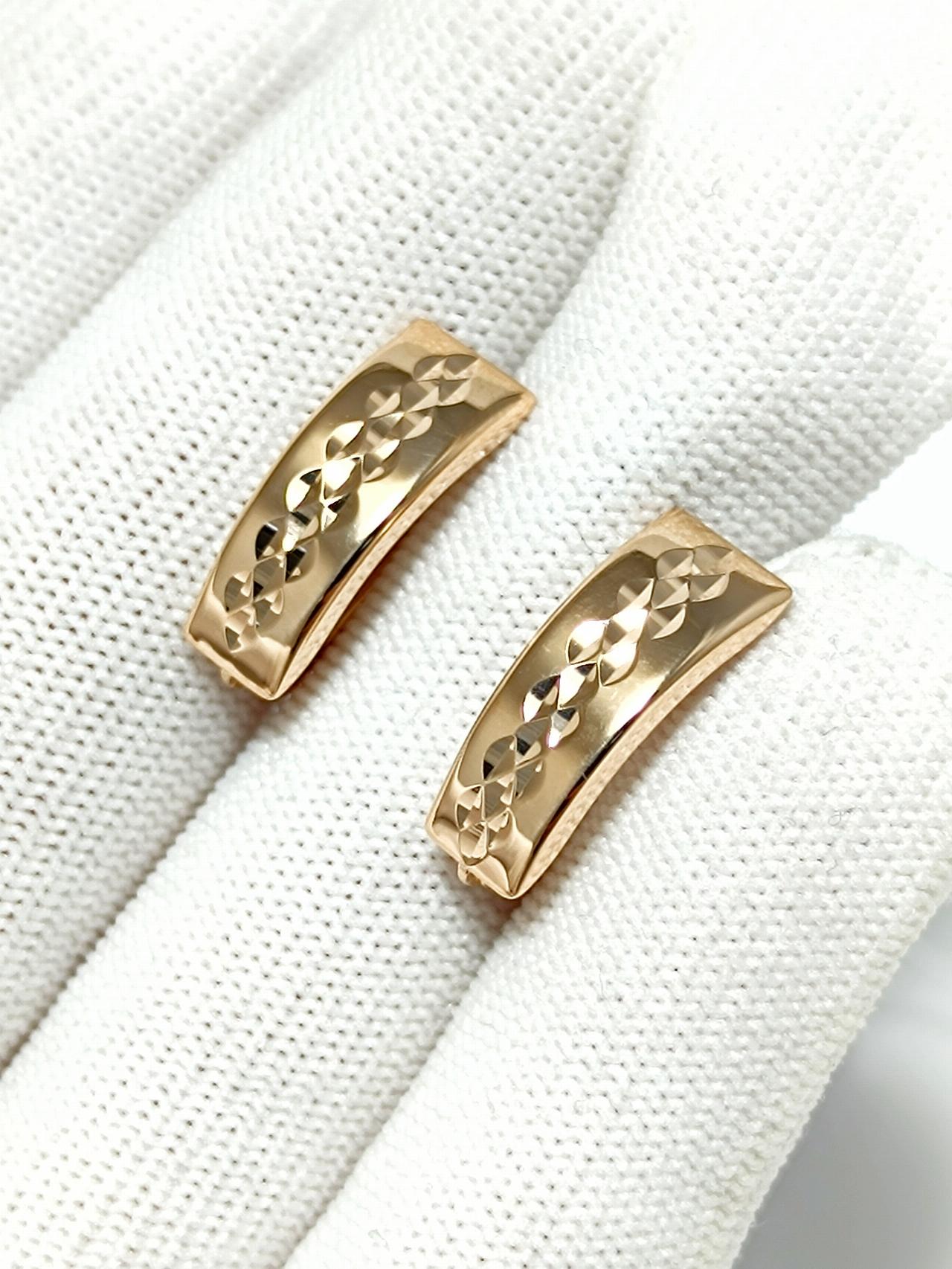 Золотые серьги женские