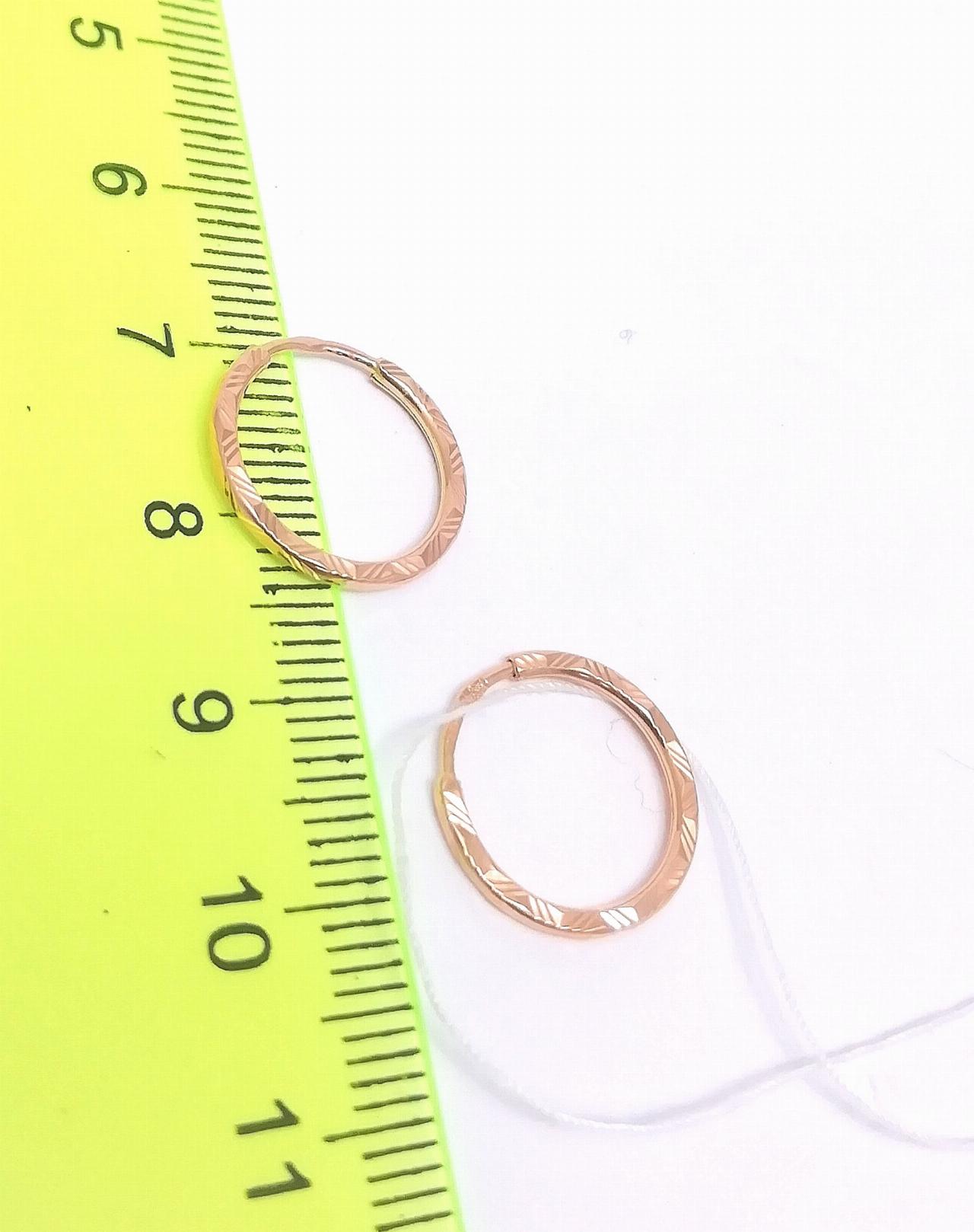 Золотые серьги конго