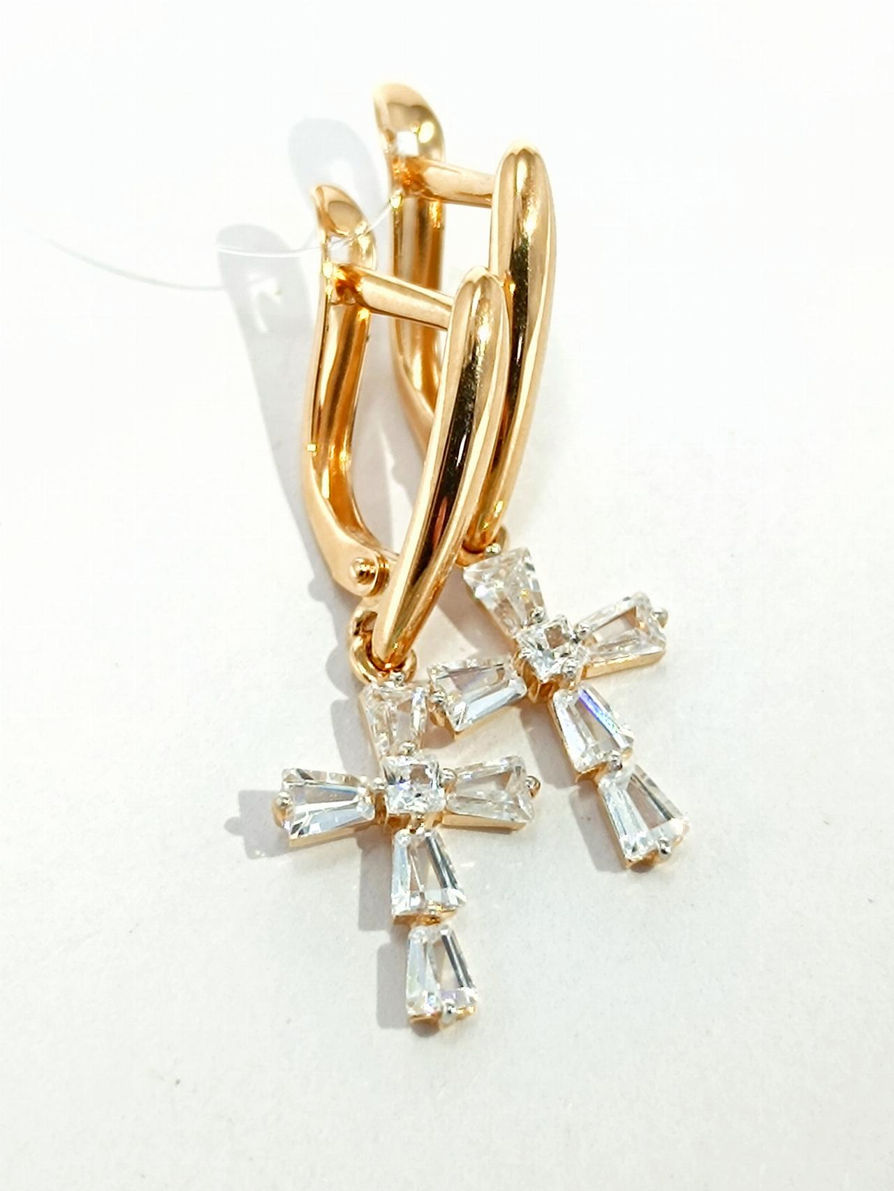 Золотые серьги женские