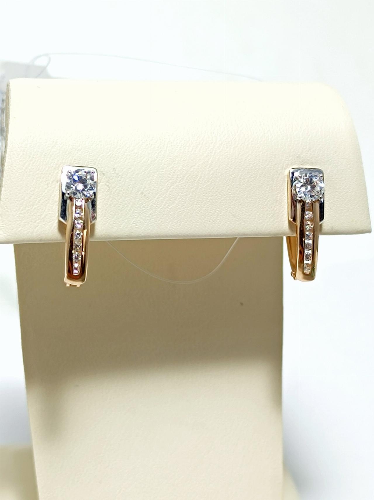 Золотые серьги женские