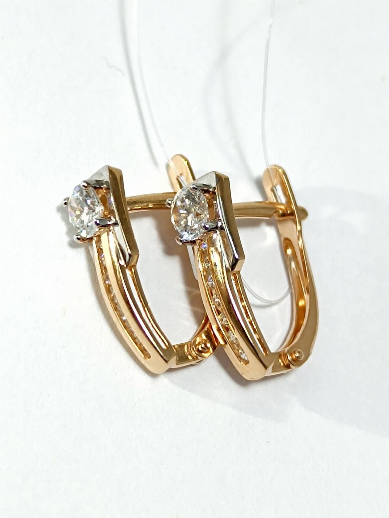 Золотые серьги женские