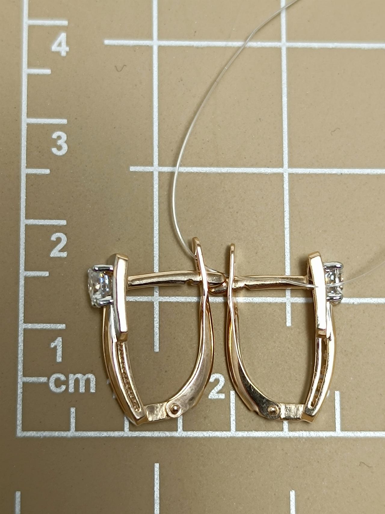 Золотые серьги женские