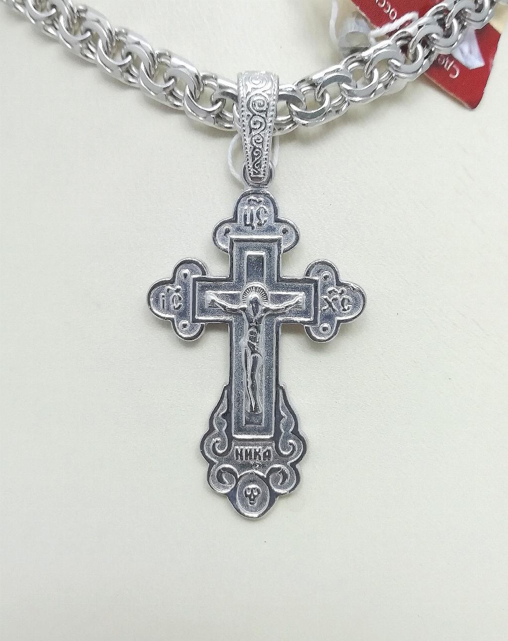 Серебро крест дк110523-204 6,50г