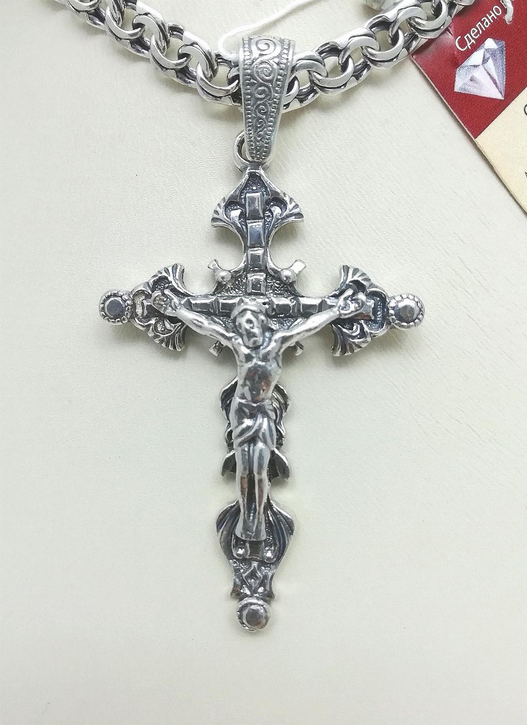 Серебро крест дк110523-214 14,90г