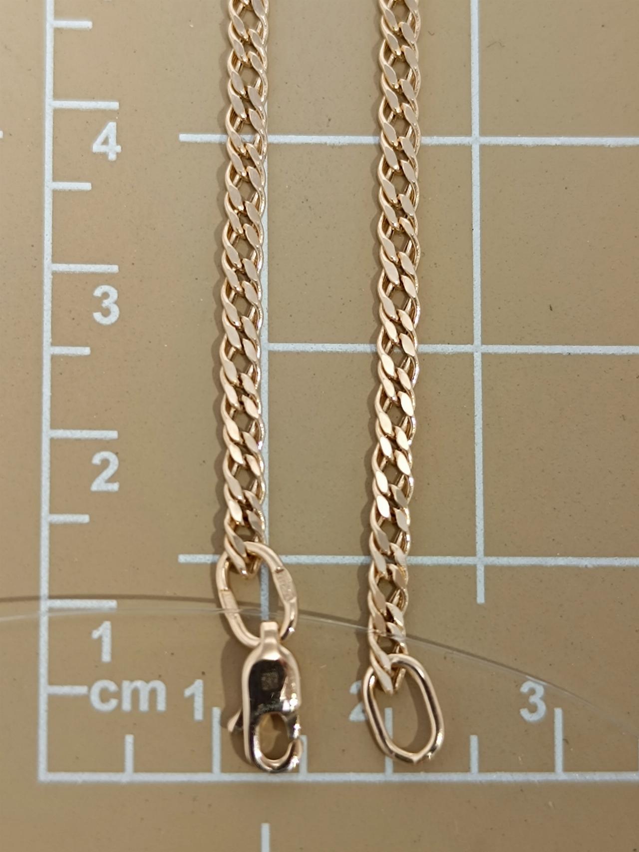 Золотая цепочка Двойной ромб