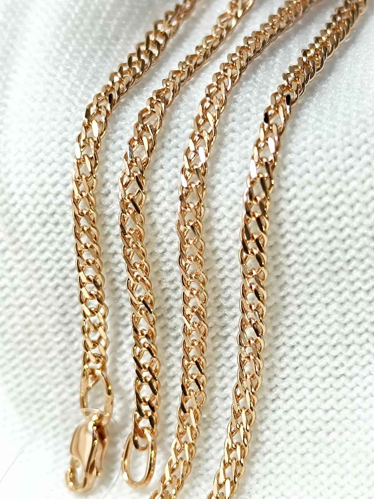 Золотая цепочка Двойной ромб