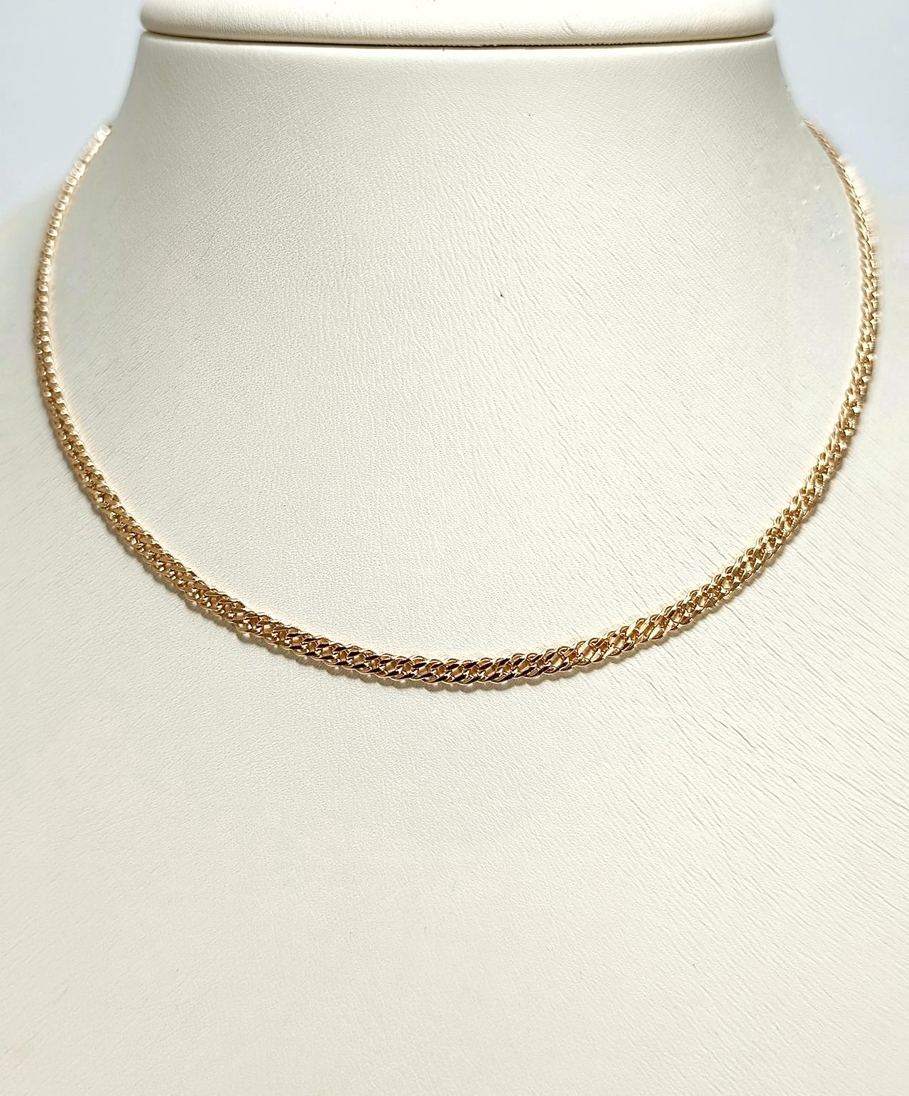 Золотая цепочка Двойной ромб