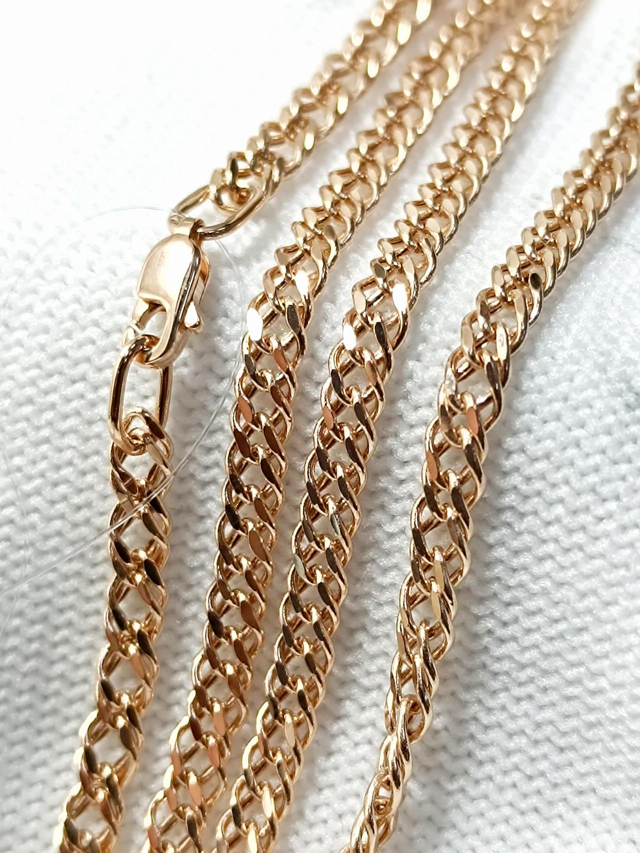 Золотая цепочка Двойной ромб