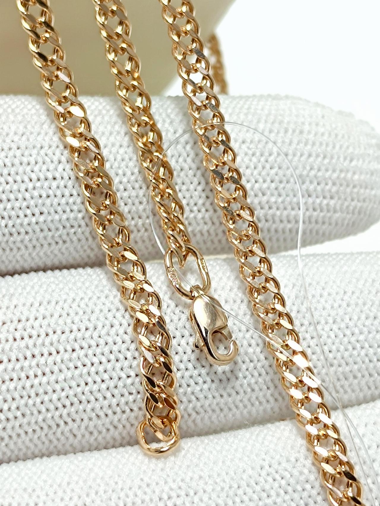 Золотая цепочка Двойной ромб