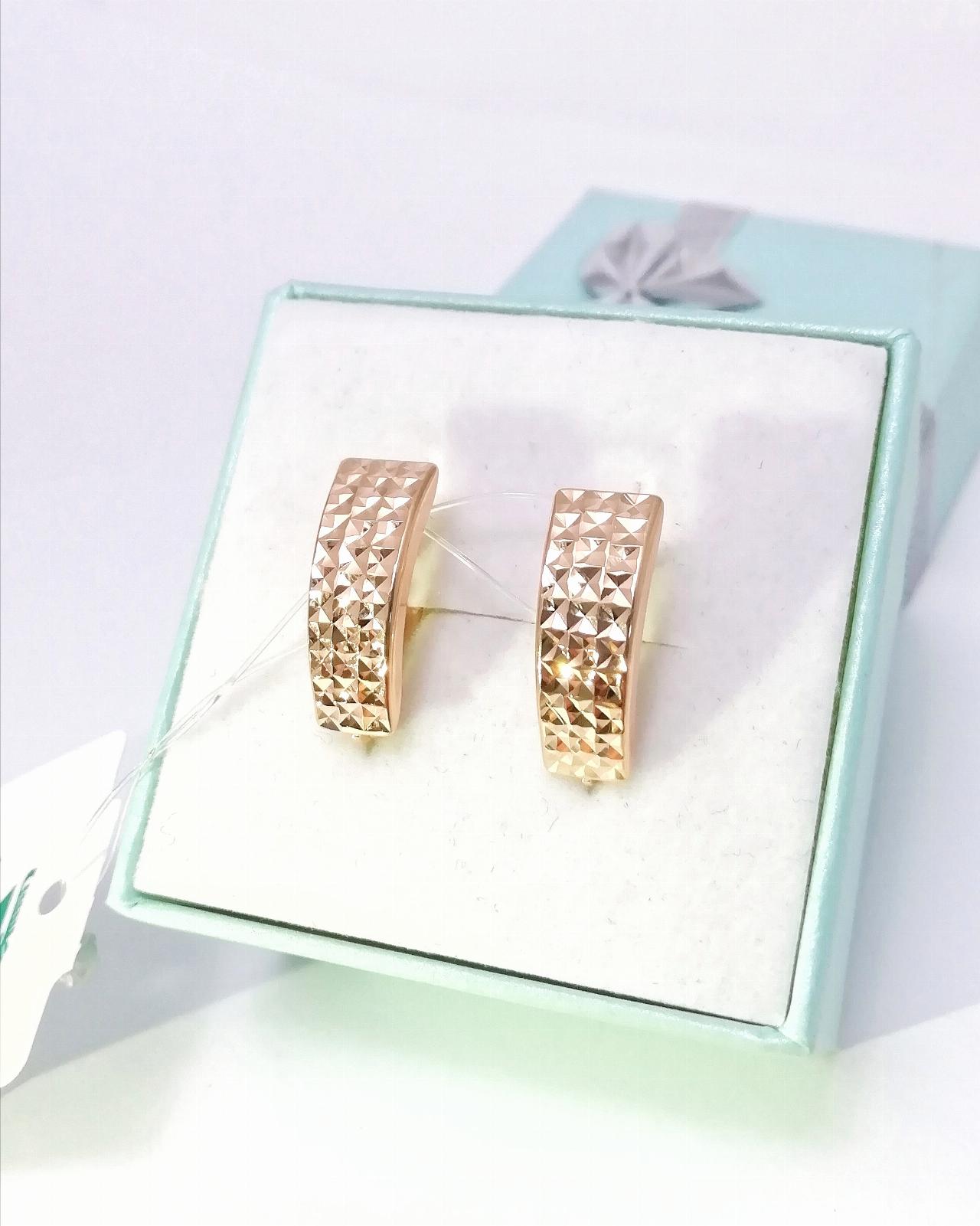 Золотые серьги женские