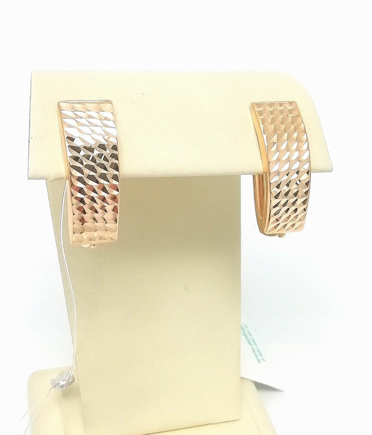 Золотые серьги женские