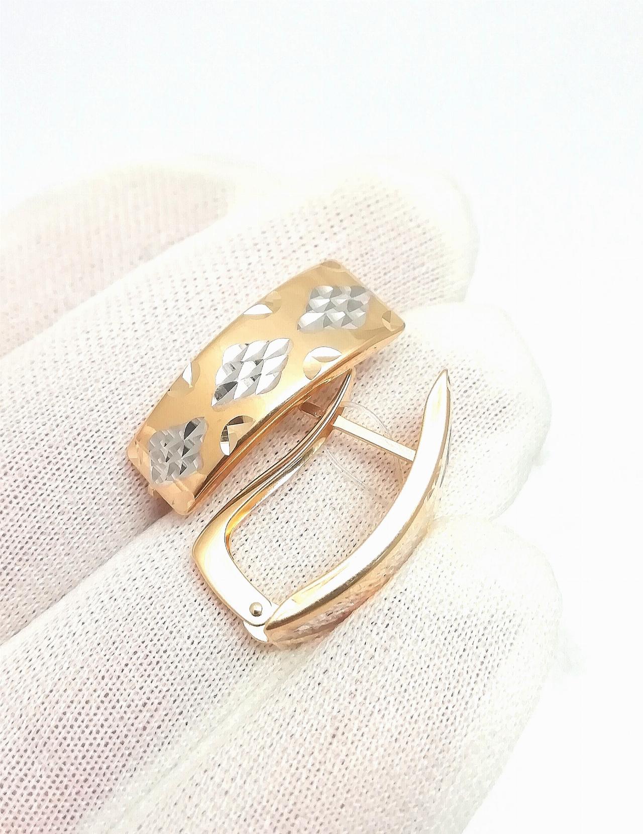 Золотые серьги женские